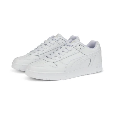 Abbildung von Puma RBD GAME Unisex Sneaker low, Größe: 37, White/white team gold Leder und textil