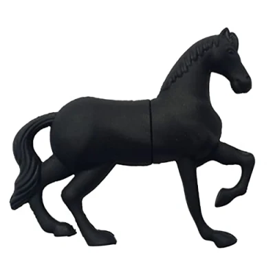 Abbildung von Ulticool Pferd 8 GB Schwarz USB Flash Pen Drive Horse Black Memory Stick Daten Aufbewahrung Speicherstick