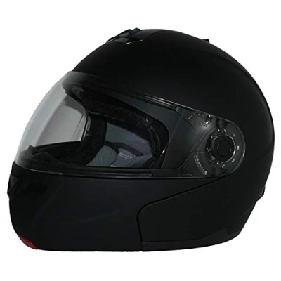 Abbildung von Klapphelm H910 matt schwarz mit integrierter Sonnenblende S