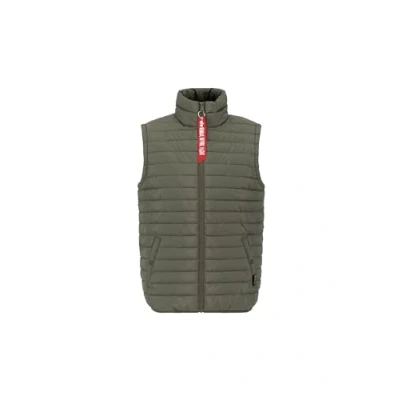 Abbildung von Alpha Industries Puffer Weste, Herren, Größe: Large, Dark olive