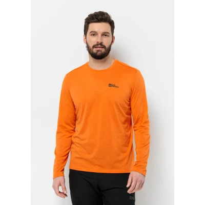 Abbildung von Jack Wolfskin SKY Thermal M Langarmshirt, Herren, Größe: Medium, Blood orange