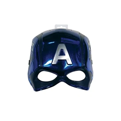 Abbildung von Rubie&#039;s Verkleidungsmaske Avengers Assemble Captain America, Superheldenmaske zur Marvel Animationsserie