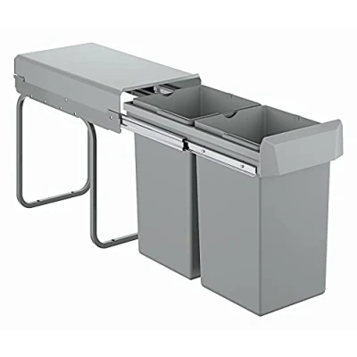 Abbildung von GROHE Blue Accessoires Mülltrennsystem Trennung 2 fach, x 15 l grau 40855000