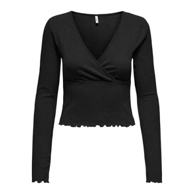 Abbildung von ONLY Langarmshirt ONLCARLOTTA L/S WRAP TOP JRS