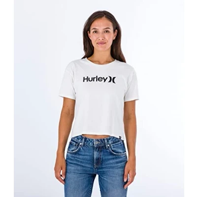 Abbildung von Hurley Damen W Oceancare O&amp;o Ss Tee T Shirt, Marshmallow, S
