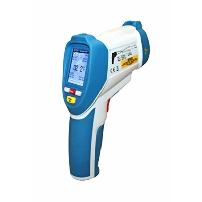 Abbildung von IR Thermometer Datenlogger bis 2200 C, Infrarot Thermo Hygrometer mit Dual Laser, Fotofunktion und Videoaufzeichnung
