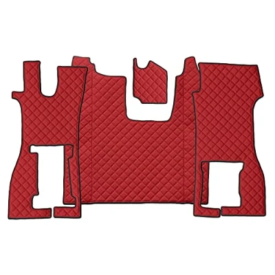 Abbildung von F CORE Volle Deckung Fußmatten für LKW Scania R NEXTGEN 01.17 Fahrer Foldable ROT