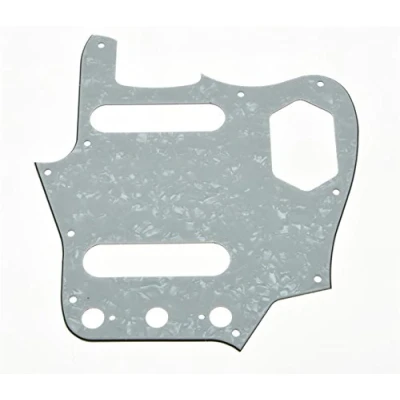 Abbildung von KAISH White Pearl American Vintage Jaguar Guitar Pickguard Scratch Plate for Fender
