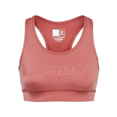 Abbildung von Hummel TOLA Sportbh mit leichter Stützkraft, Damen, Größe: XS, Withered rose