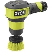 Abbildung von RYOBI Bürste 4 V, USB, Lithium, 2 Geschwindigkeiten, ideal für die einfache Reinigung von Waschbecken, Duschkabinen Lieferung mit 1 Verschiedene Oberflächen 50 mm Akku