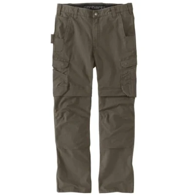 Abbildung von Carhartt Steel Rugged Flex Relaxed Fit Ripstop Double Front Cargo Work Pant,Tarmac,42W / 30L