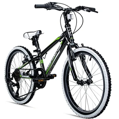 Abbildung von bergsteiger Kinderfahrrad Kansas 20, 24 Zoll Kinderfahrrad, 6, 7, 8, 9, 10, 11 Jahre, 6 Gang Shimano Tourney RD TY300 Schaltwerk, Kettenschaltung