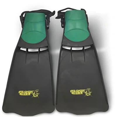 Abbildung von Black Cat Belly Boat Fins Flippers Boot Flossen