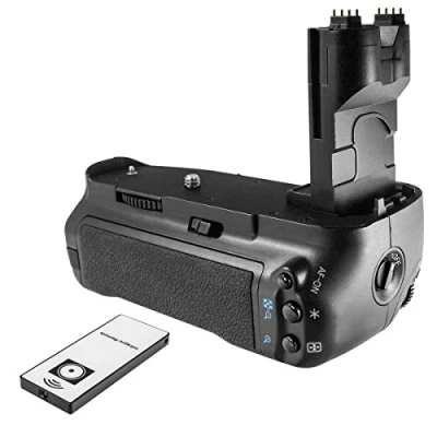 Abbildung von Batteriegriff kompatibel mit Canon EOS 7D ersetzt BG E7 Fernbedienung