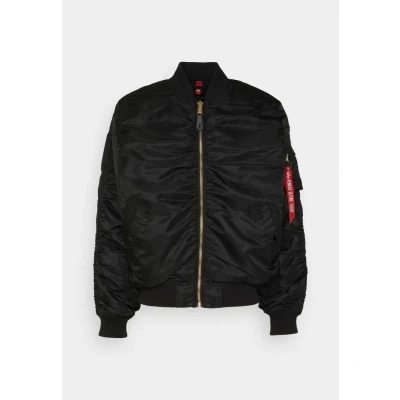 Abbildung von Alpha Industries MA1 Puckered Bomberjacke, Herren, Größe: Small, Black