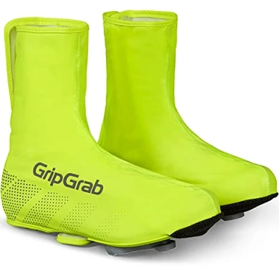 Abbildung von GripGrab Ride wasserdichte Winddichte Rennrad Regenüberschuhe Radsport Regenschutz Schuhüberzieher mit Klettverschluss