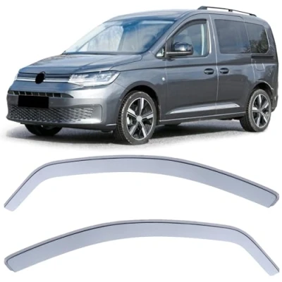 Abbildung von Windabweiser Regenabweiser Windschutz Hell für VW Caddy 5 SB ab 20