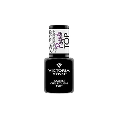 Abbildung von Victoria Vynn Top Shimmer No Wipe UV /LED Gel Nagellack, Soak Off, 8 ml, Violett