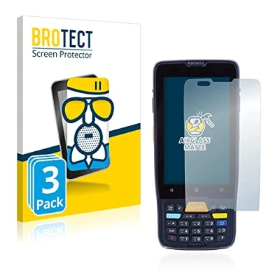 Abbildung von BROTECT Entspiegelungs Schutzglas für Datalogic Memor K (3 Stück) Schutz Folie Panzerfolie Glas Matt [Extrem Kratzfest 9H, Anti Reflex]
