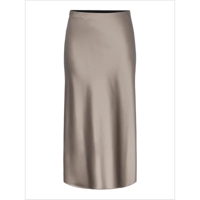 Abbildung von YAS Yaspella MIDI Skirt Alinienrock, Damen, Größe: Medium, Hellbraun