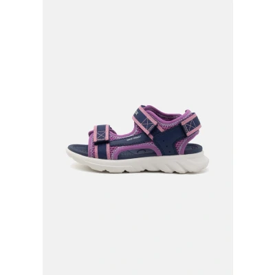 Abbildung von Geox Airadyum Riemensandalette für Kinder, Größe: 29, Navy/purple Schuhe
