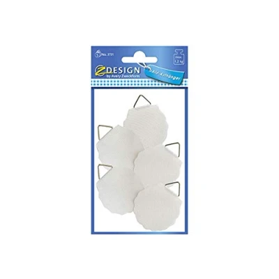 Abbildung von AVERY Zweckform 3731 Bildaufhänger zum Kleben 5 Stück (Ø 40 mm Durchmesser, weiße Aufkleber, Tragkraft bis zu 1,1 kg / 1100 g, selbstklebend, besonders stabil, für Bilder, Teller und Deko Objekte)