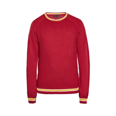 Abbildung von Dreimaster Pullover Männer weinrot