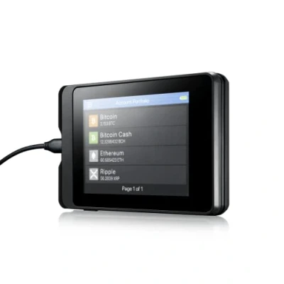 Abbildung von SecuX W10 Sicherste Krypto Hardware Geldbörse mit großem Touchscreen und NFT Unterstützung Verwalten Sie ganz einfach Ihre Bitcoin, Ethereum, SOL, LTC, Doge, BNB, ERC20, BSC mehr