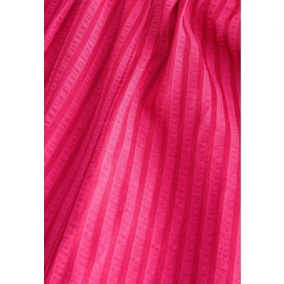 Abbildung von Next Bandeau Seersucker Jumpsuit, Damen, Größe: 50, Bright pink stripe
