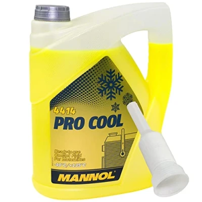 Abbildung von Kühlerfrostschutz Kühlmittel Fertiggemisch MANNOL Pro Cool 5 Liter mit Ausgießer