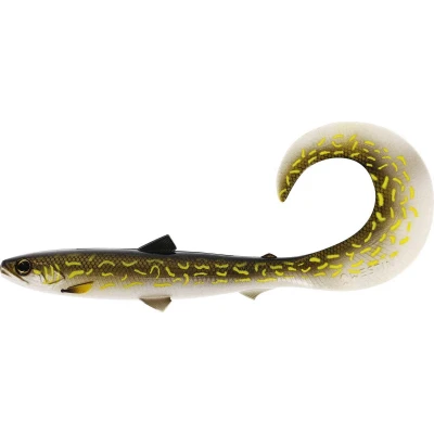 Abbildung von Westin BullTeez Curltail 27cm 103gr Natural Pike (1pc) Gummifisch