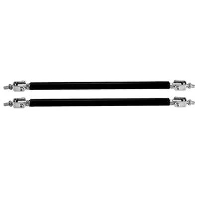 Abbildung von Strebe Lippe Splitter Rod Frontstoßstange Lippensplitter Strut 1 Paar 20Cm Stützstrebe Auto Modifikation Stützstange Vordere Stoßstange Hebel Stützstange(Schwarz)
