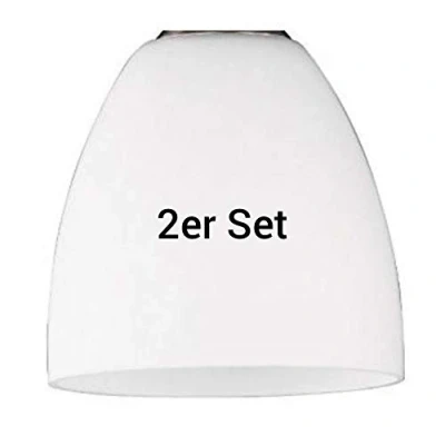 Abbildung von 2 Stück Lampenschirme Timo 63921 E 27 u.a. für Led Glas Lampenschirm 16 cm Durchmesser, Ersatzglas, Schirm, Ersatzschirm, Lampenglas Pendellampe, Tischlampe, Fluter, Leuchte