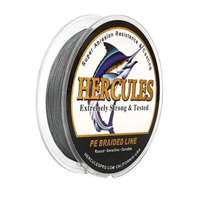 Abbildung von Hercules Super Cast 100m 2000m 109 2196 Yards Geflochtene Angelschnur 6lb 100lb Test für Salzwasser Süßwasser PE Geflecht Fischdraht Superline 4 Stränge
