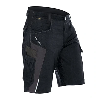 Abbildung von KÜBLER Workwear BODYFORCE Arbeitsshorts schwarz/anthrazit Größe 40