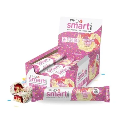 Abbildung von PhD Smart Bar (12x64g) Birthday Cake