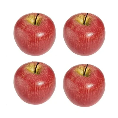 Abbildung von GERALD 4 Stueck Grosser Kuenstlicher Roter Apfel