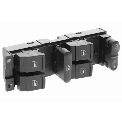 Abbildung von VEMO Original Quality V10 73 0154 Schalter, Fensterheber vorne, fahrerseitig VOLKSWAGEN: Passat B5 Limousine, GP Variant, Bora Limousine
