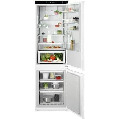 Abbildung von AEG TSC7M183DS Einbau Kühl Gefrierkombination / Serie 7000 mit GreenZone 1780 mm Gefrierteil unten 249 L NoFrost Schlepptür D