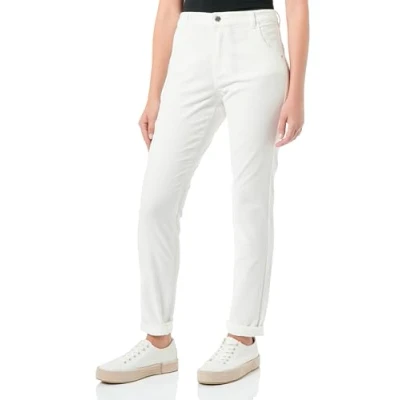 Abbildung von s.Oliver Damen Hose lang, Slim Fit White 38