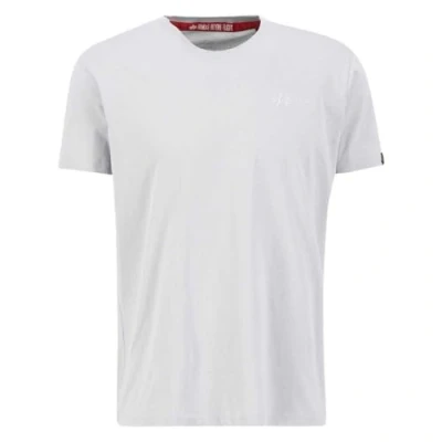 Abbildung von Alpha Industries AIR Force Tshirt print, Herren, Größe: XL, Pastel grey