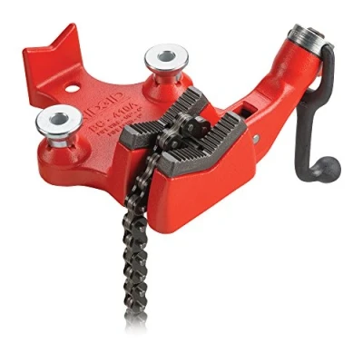 Abbildung von RIDGID 40195 Modell BC 410 Kettenrohrschraubstock mit oberer Schraube, Schraubstock 1/8&quot; bis 4&quot; (6 100 mm)