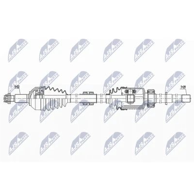 Abbildung von Antriebswelle NTY NPW NS 122