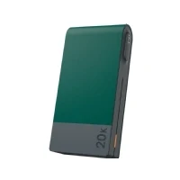 Abbildung von Externer Akku 20.000 mAh GP Power Bank mit großer Kapazität, tragbares Ladegerät einem USB Typ C Anschluss schnelles Aufladen von 3 Geräten gleichzeitig Blau