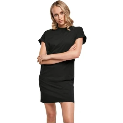 Abbildung von Urban Classics CUT ON Sleeve TEE Jerseykleid, Damen, Größe: 4XL, Black