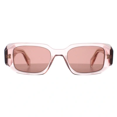 Abbildung von Prada Unisex Sonnenbrille, Größe: 49, Transparent peach/ight brown