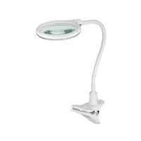 Abbildung von Goobay Lupenlampe 6 W LED Lupenleuchte mit Klemme, SMD LED, kaltweiß, 6500 K, Lupe 3 Dioptrien, 1,75 fache Vergrößerung