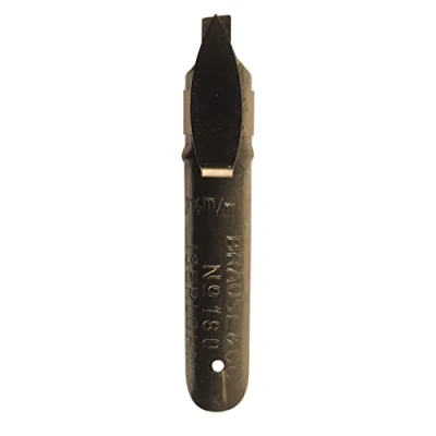 Abbildung von Brause 158525B Packung mit 15 Banzugfedern 2,5mm für Linkshänder, abgeschrägter Spitze und Reservoir die westliche Kalligrafie, ideal Kalligraphie, 1 Box