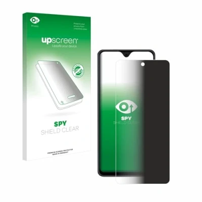 Abbildung von upscreen Anti Spy Blickschutzfolie für Blackview Oscal Tiger 12 Privacy Screen Displayschutz Folie [Sichtschutz, Blaulichtfilter]