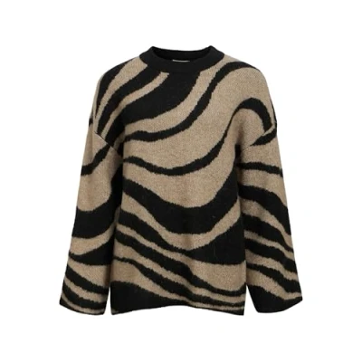 Abbildung von Object Strickpullover, Damen, Größe: S/M, Black